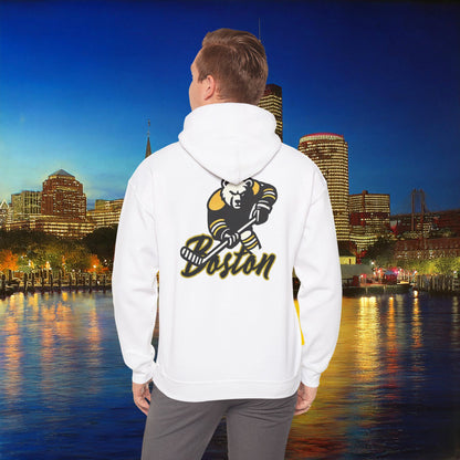 Boston Hockey Bear Hoodie