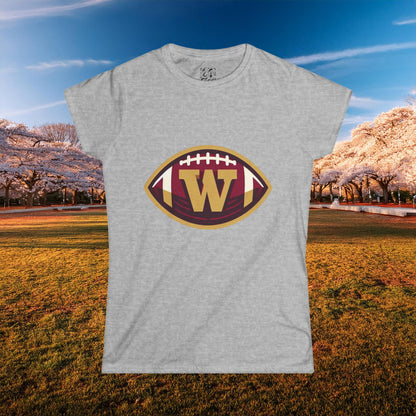 Washington Football Logo Women's Softstyle Tee