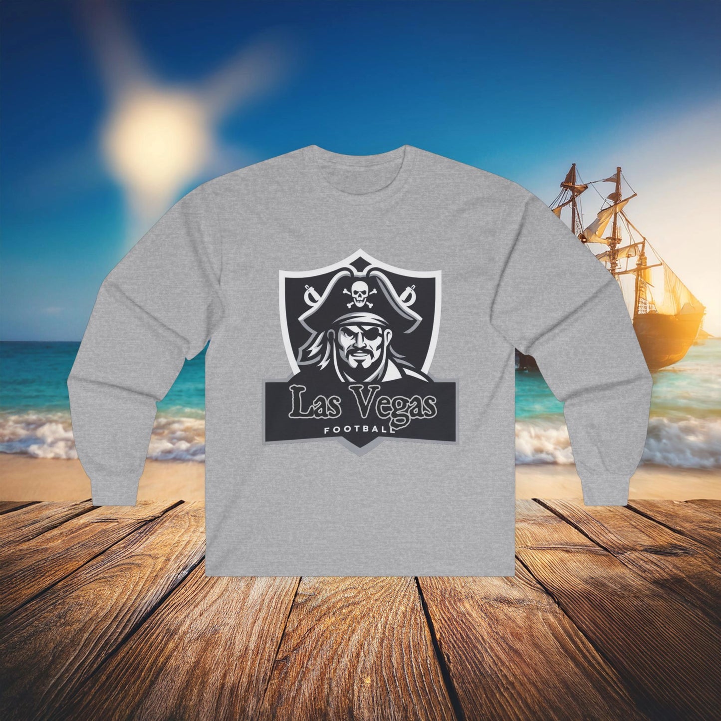 Las Vegas Football Logo Long Sleeve Tee