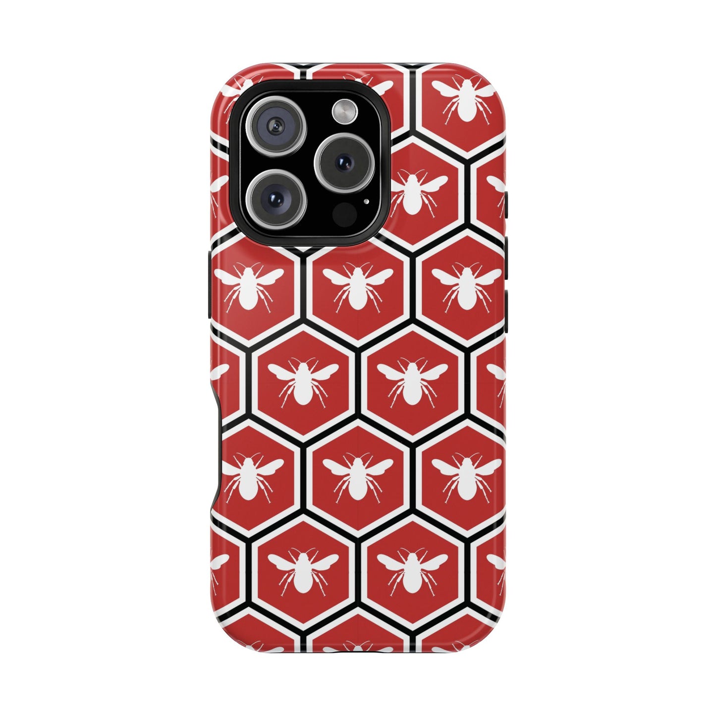 Honeycomb Bee Impact-Resistant Phone Case