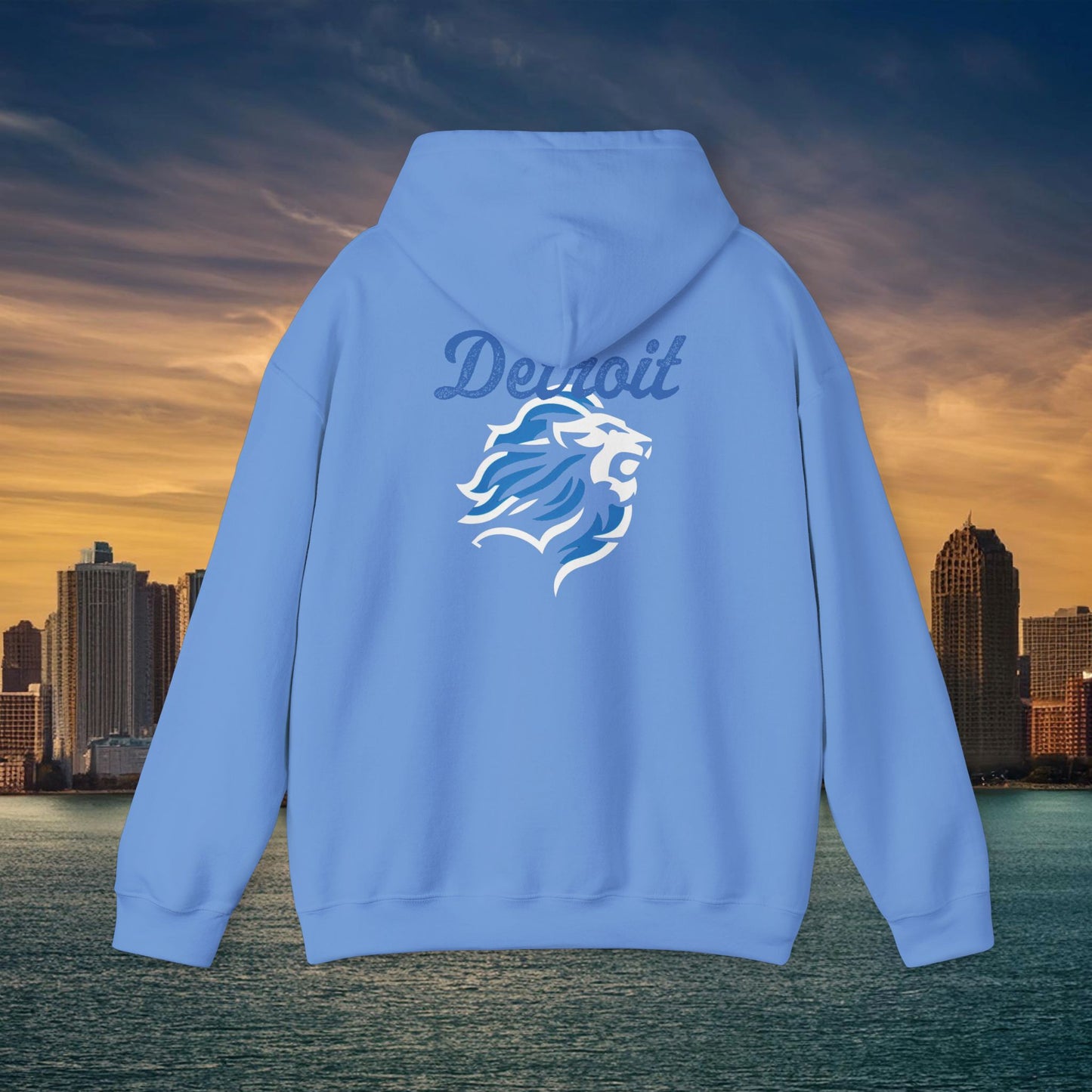 Detroit Football Crest Hoodie