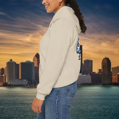 Detroit Football Skyline Hoodie