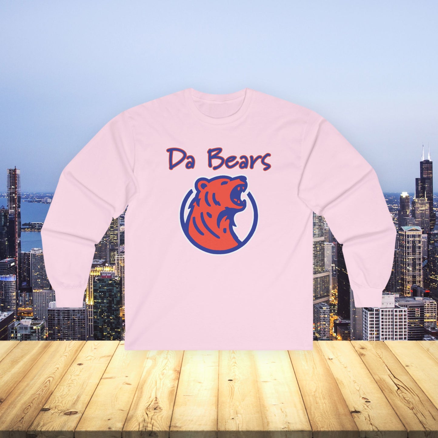 Da Bears Logo Long Sleeve Tee