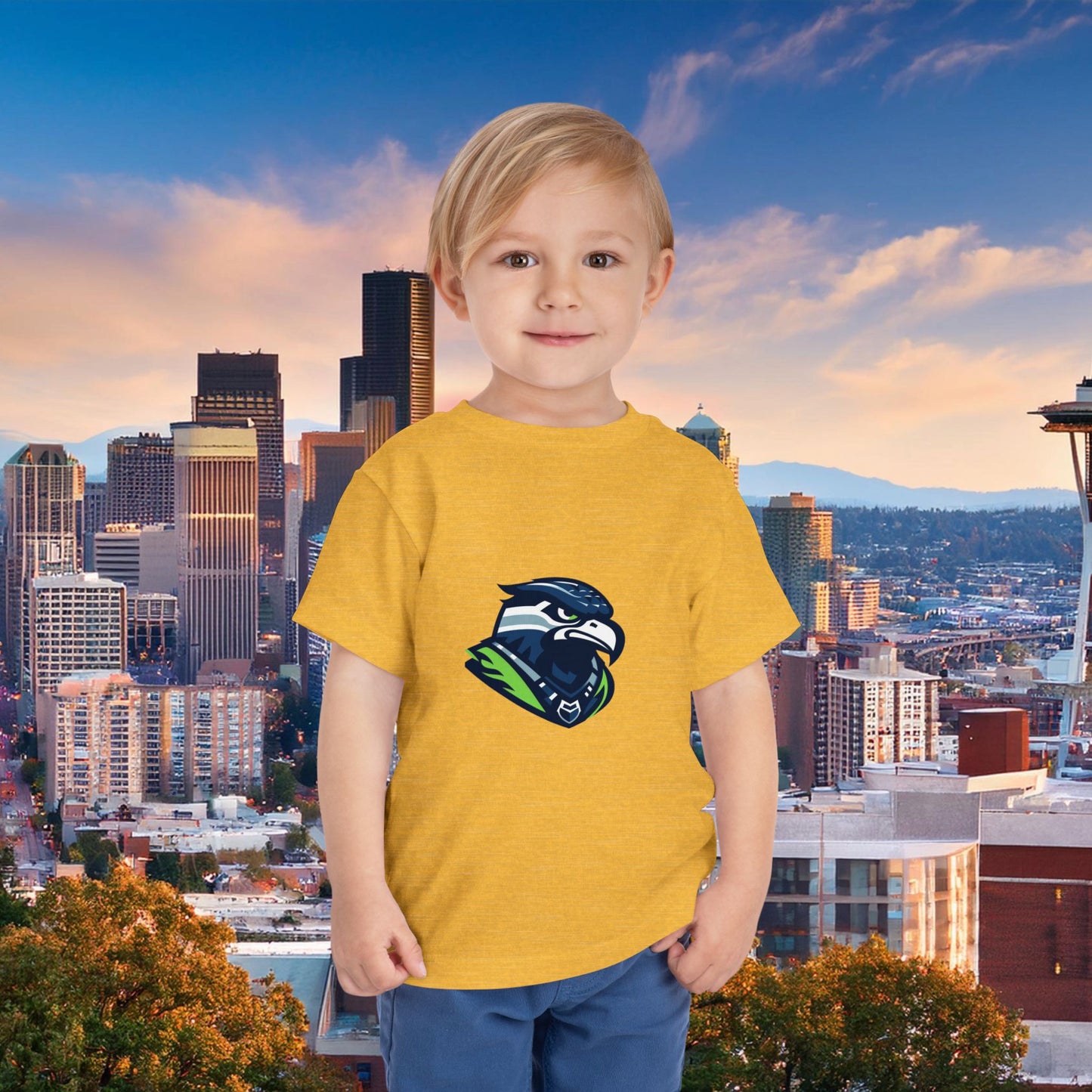 Seattle Football Crest Toddler Tee