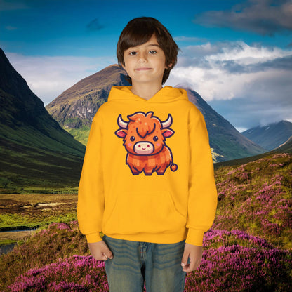 Highland Coo Youth Hoodie