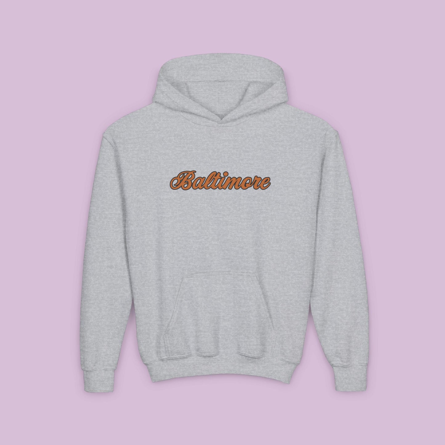 Baltimore Baseball Mini Oriole Youth Hoodie