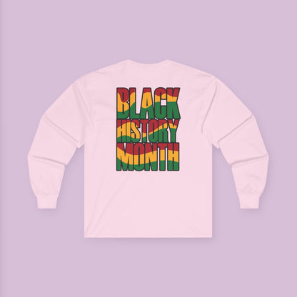 Black History Month Long Sleeve Tee