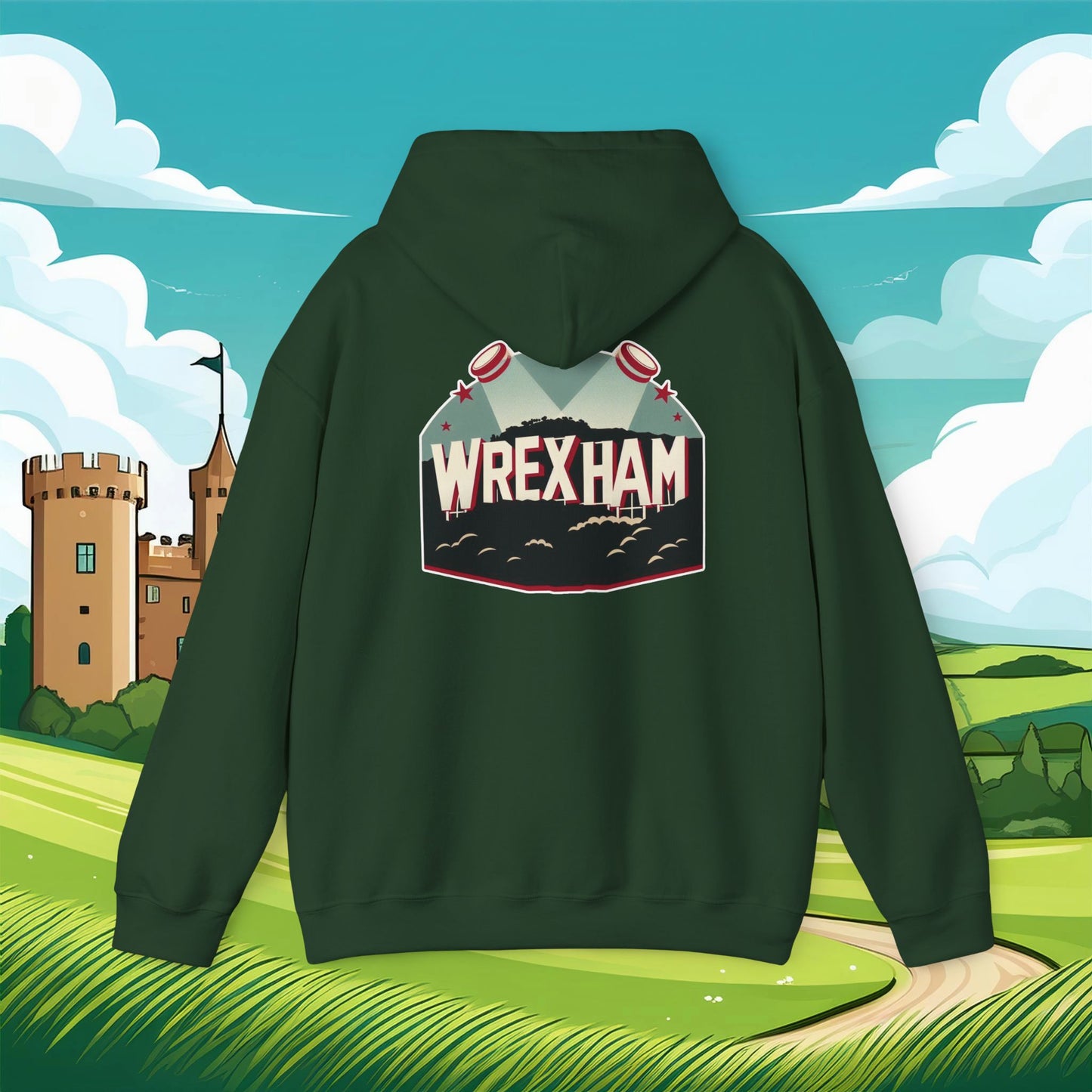 Wrexham Hollywood Sign Hoodie