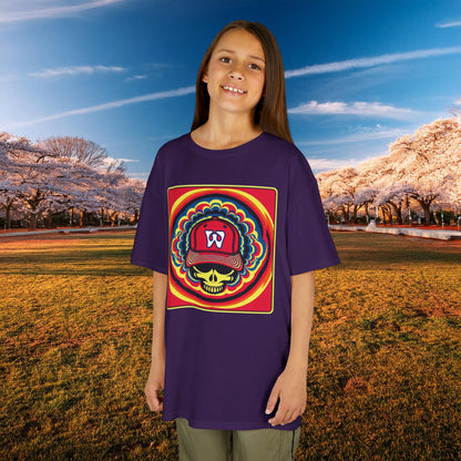 Psychedelic Funky W Skull Kids Tee