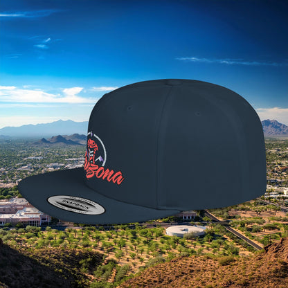 Arizona Baseball Logo Flat Bill Snapback