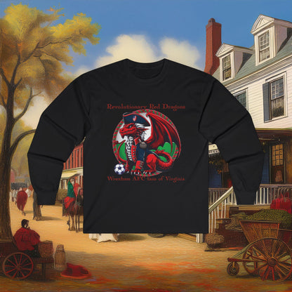 Revolutionary Red Dragons Logo Long Sleeve Tee
