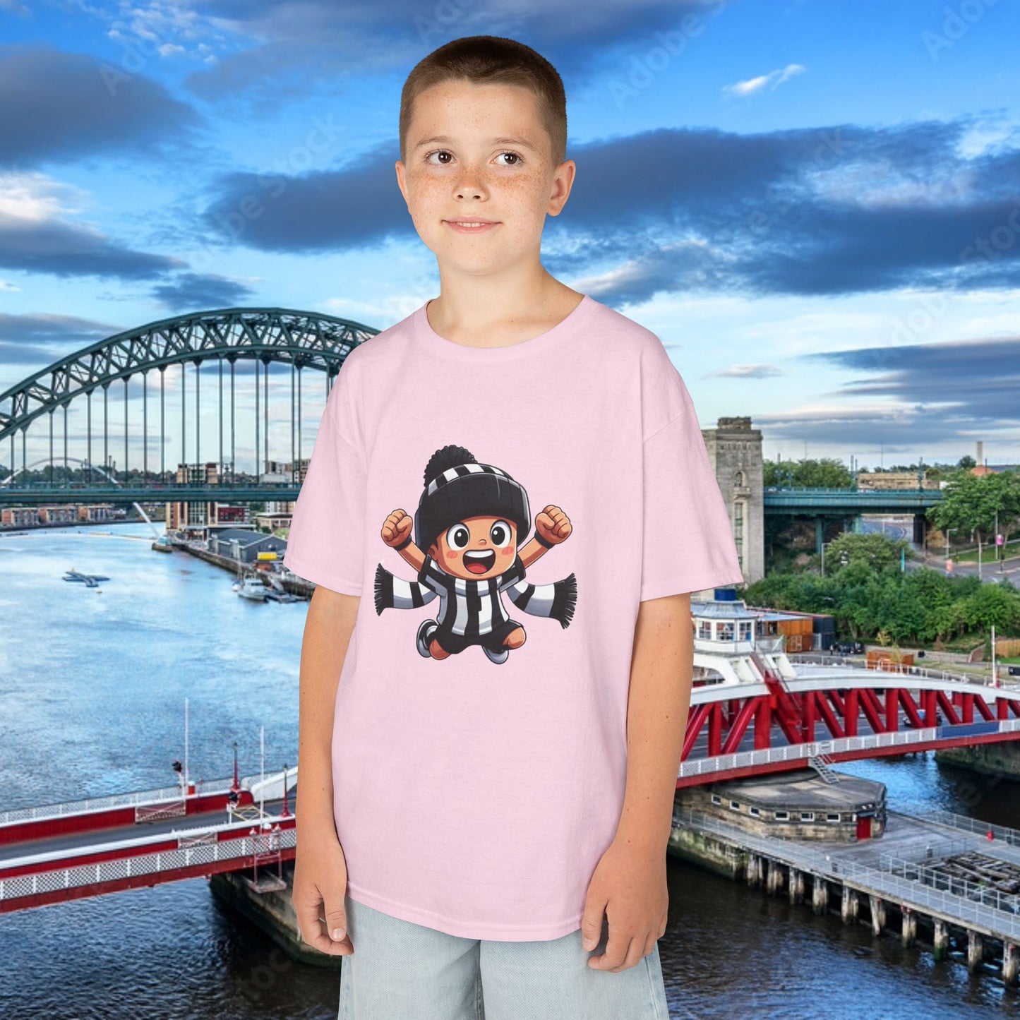 Newcastle United Mini Toon Supporter Kids Tee