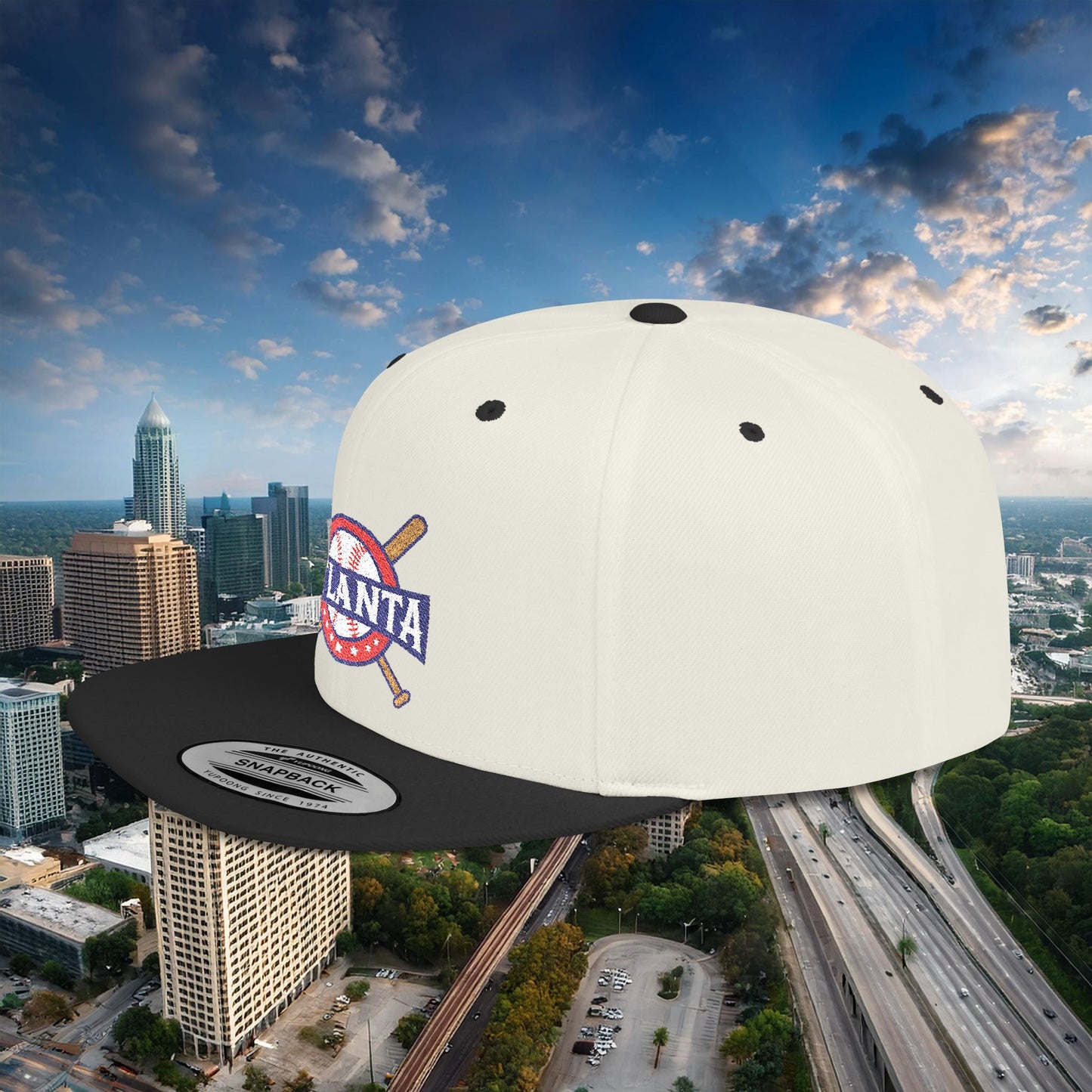 Atlanta Baseball Flat Bill Snapback