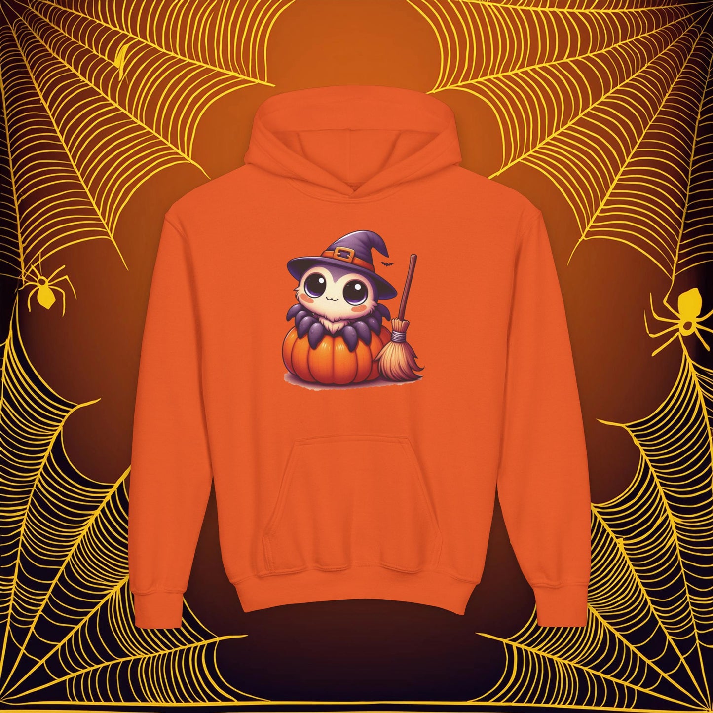 Halloween Spider Youth Hoodie