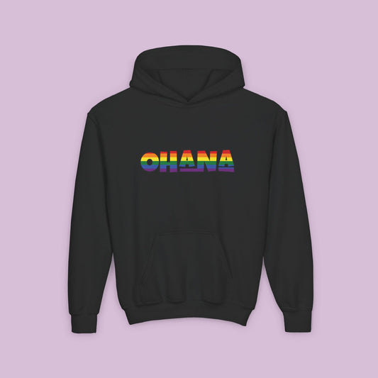 Rainbow Ohana Youth Hoodie