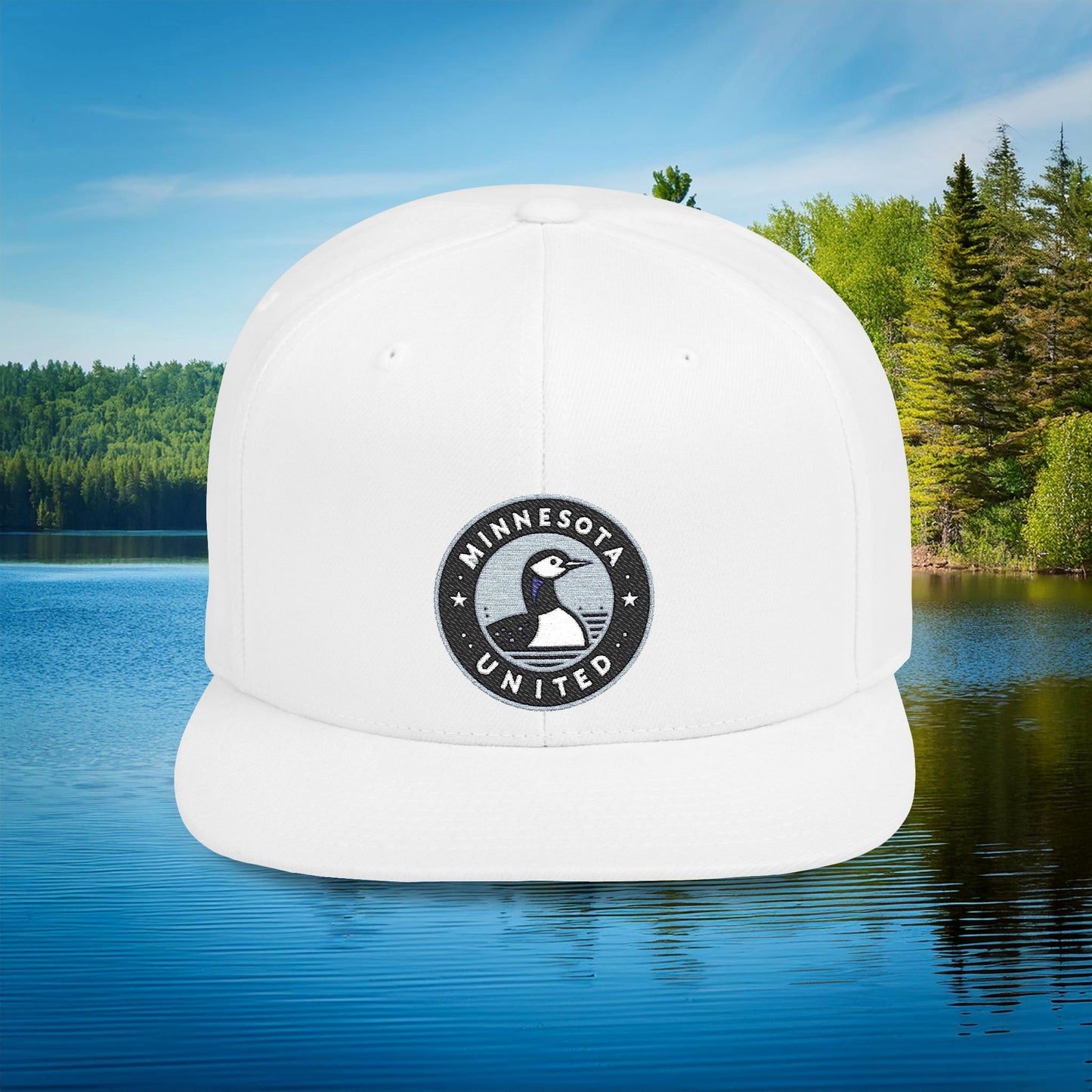 Minnesota United Crest Flat Bill Snapback