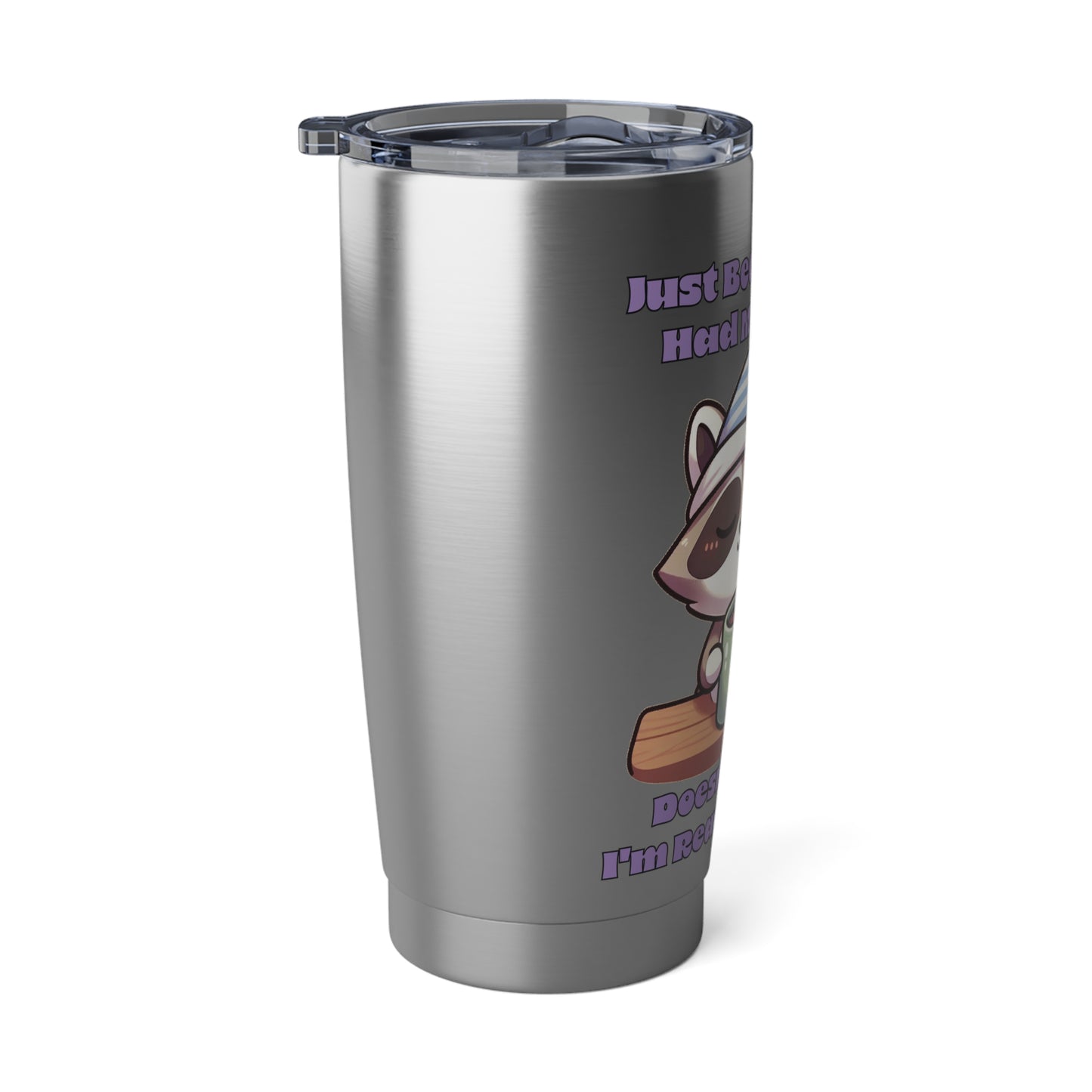 Raccoon Coffee 20oz Travel Tumbler