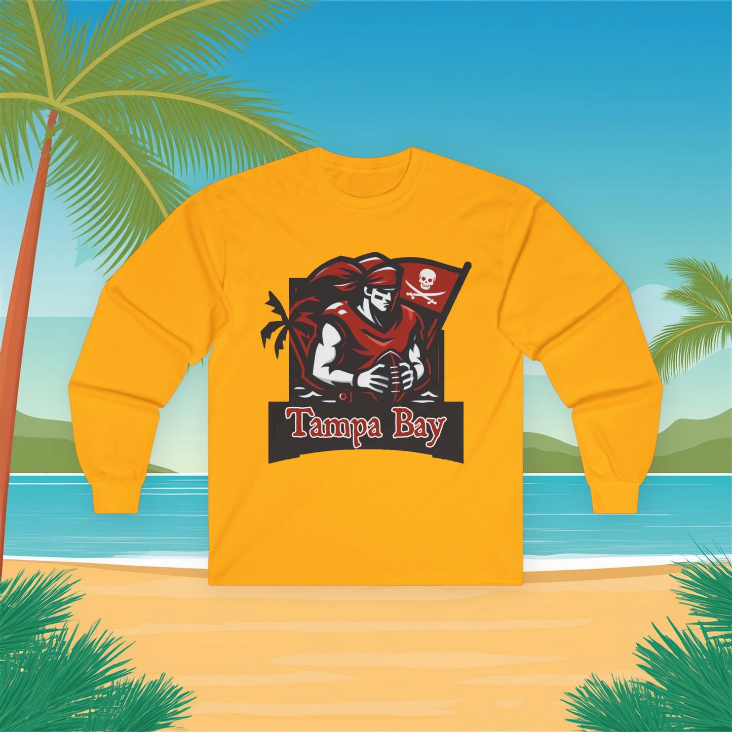 Tampa Bay Football Player Long Sleeve Tee