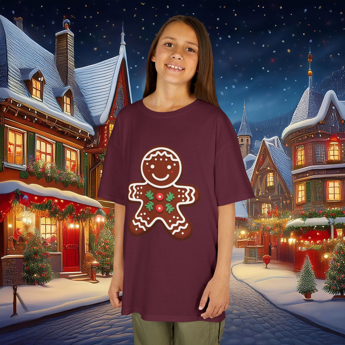 Gingerbread Man Kids Tee