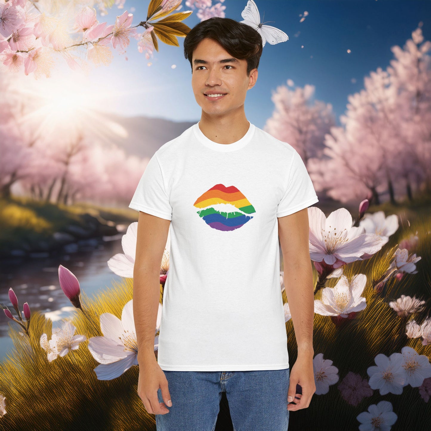 Rainbow Kiss Tee