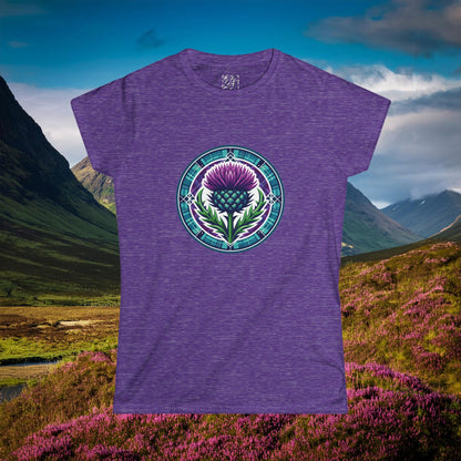 Scotland Thistle Women's Softstyle Tee