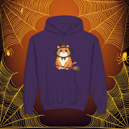Trick or Treat Cat Youth Hoodie