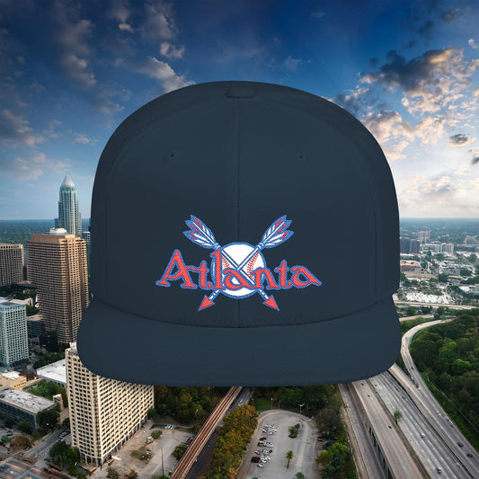 Atlanta Baseball Flat Bill Snapback