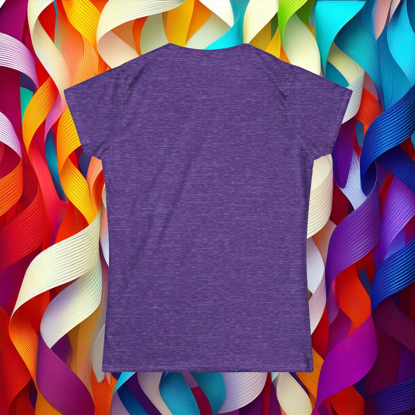 Rainbow Heart Women's Softstyle Tee