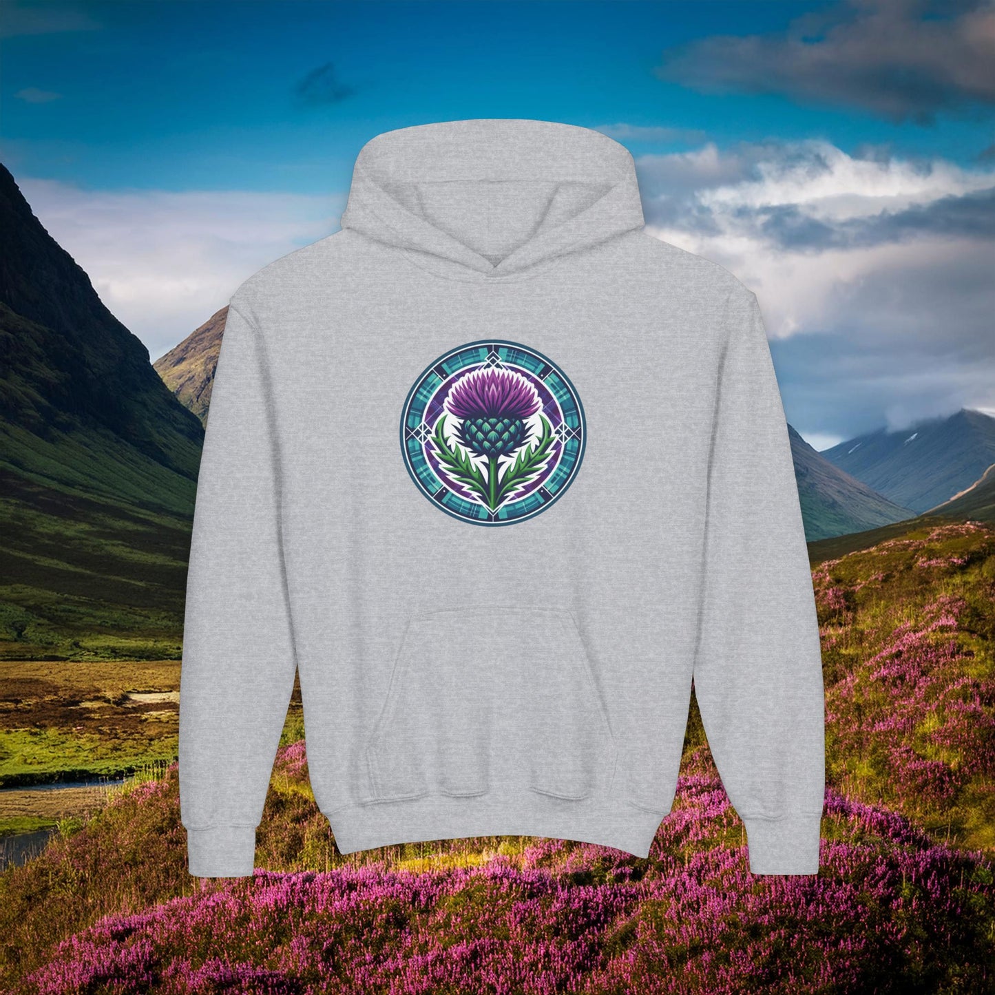 Scotland Tartan Army Youth Hoodie