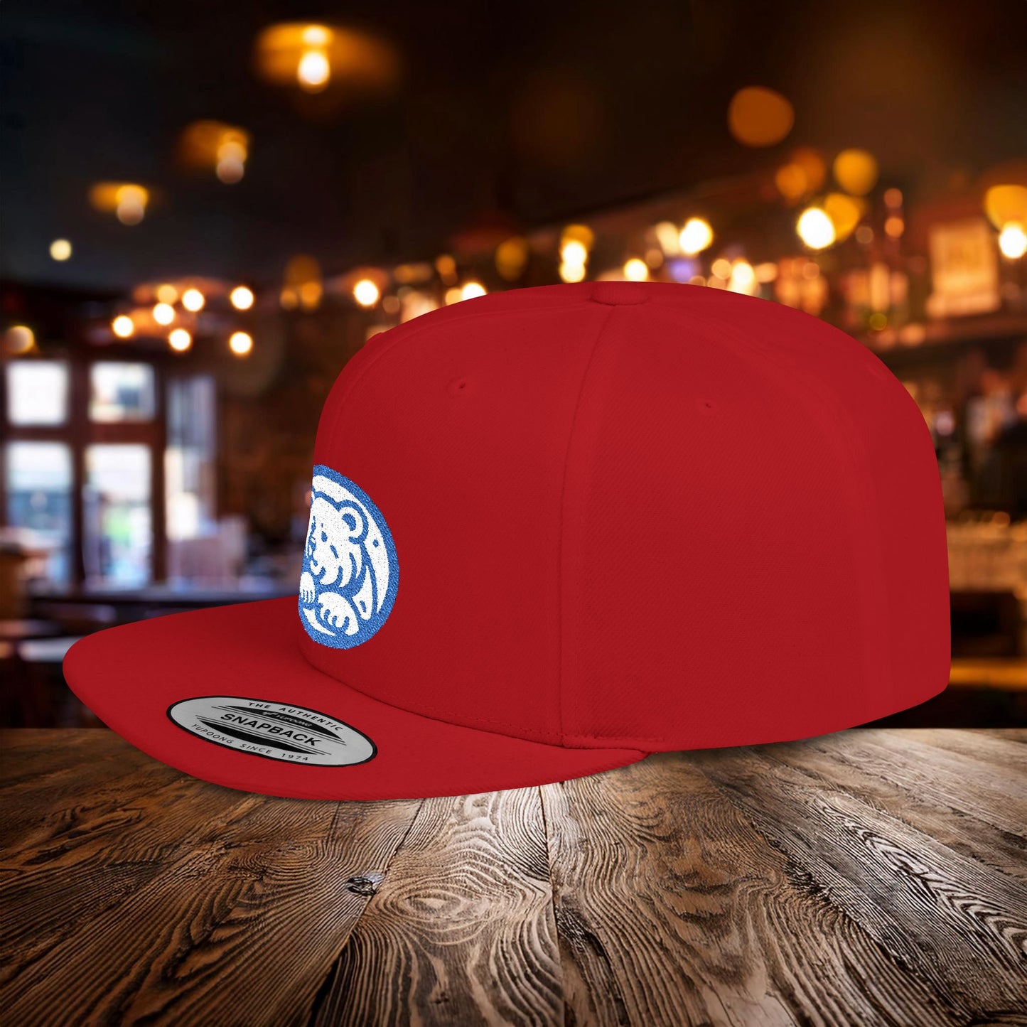 Bear Cub Flat Bill Snapback