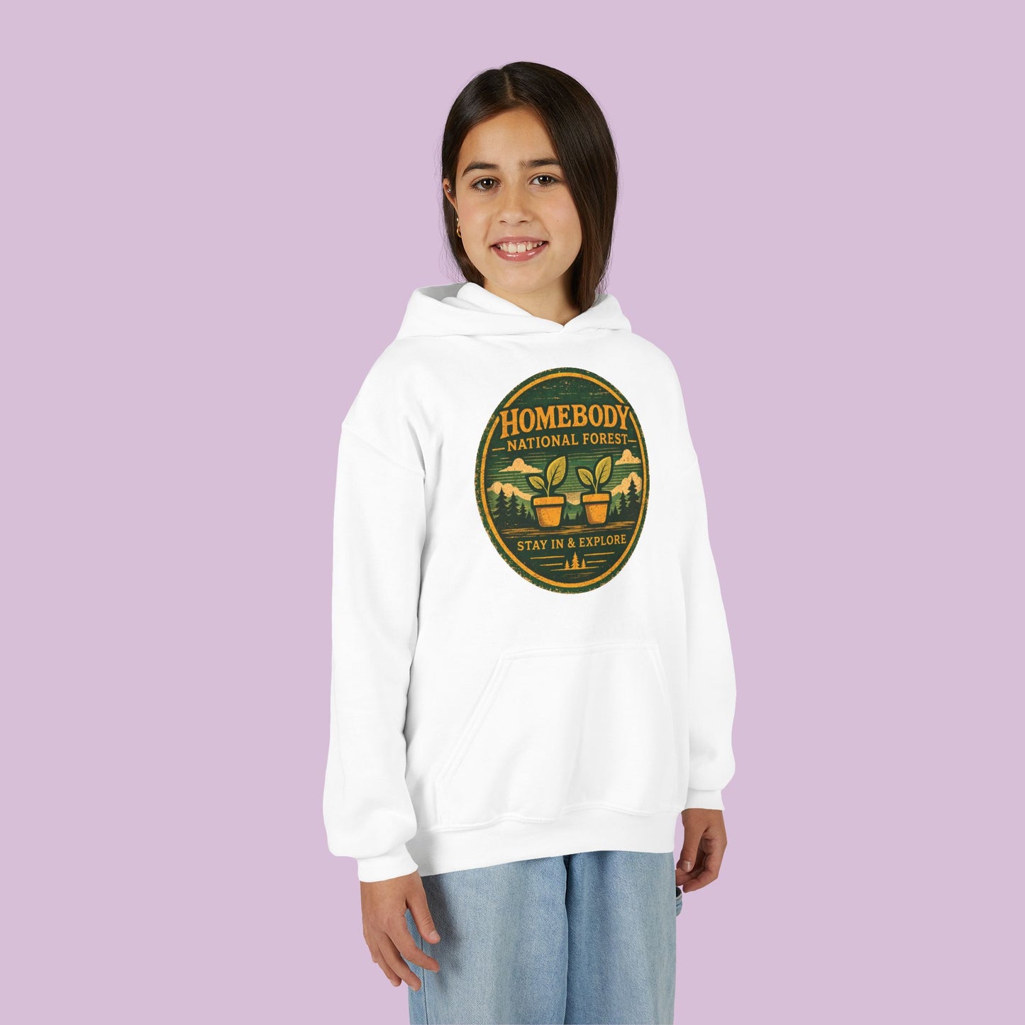 Homebody National Forest Youth Hoodie