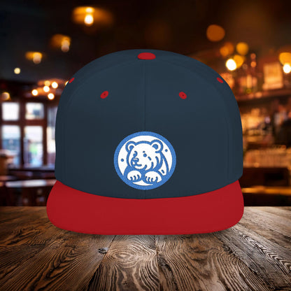 Bear Cub Flat Bill Snapback