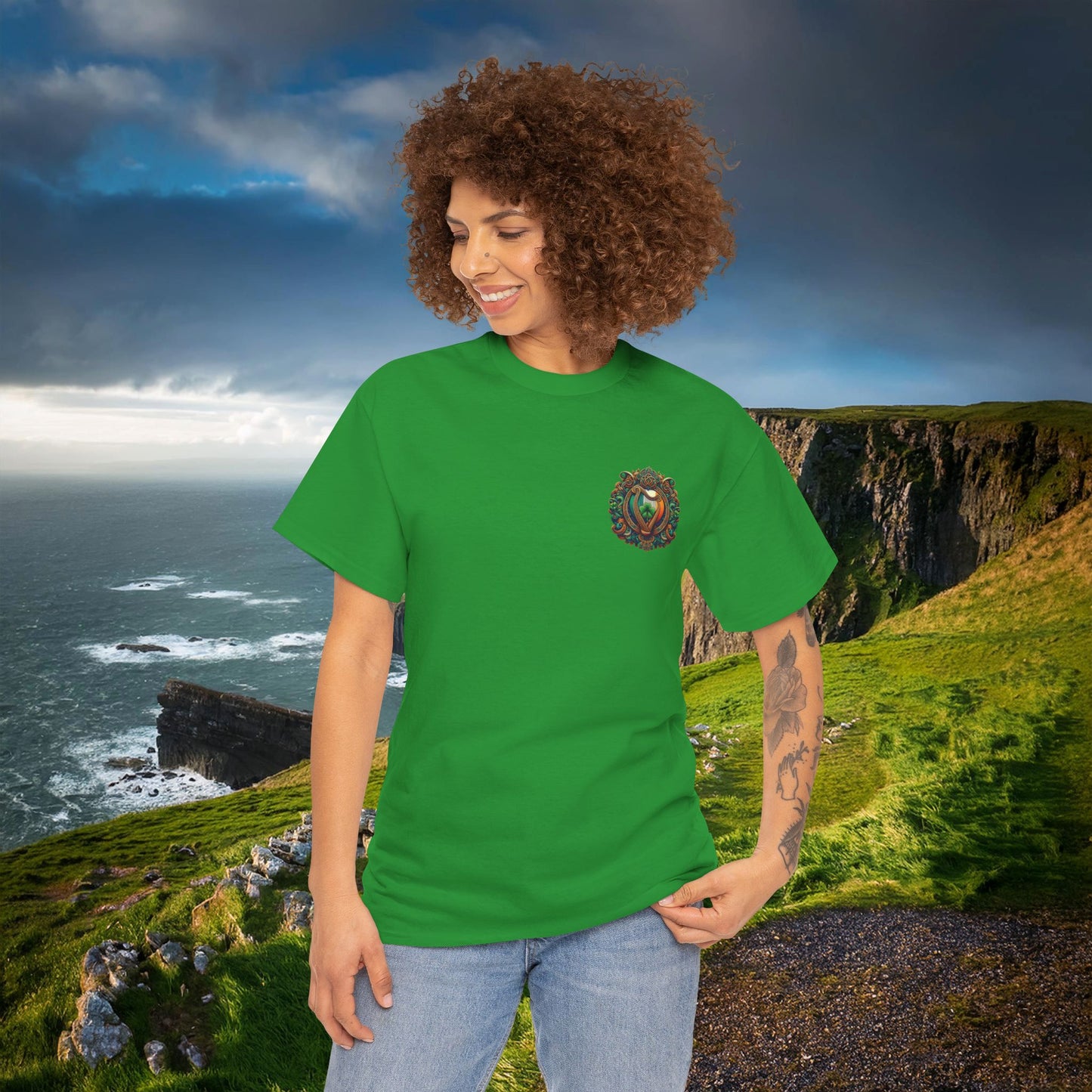 Ireland Harp Crest Tee
