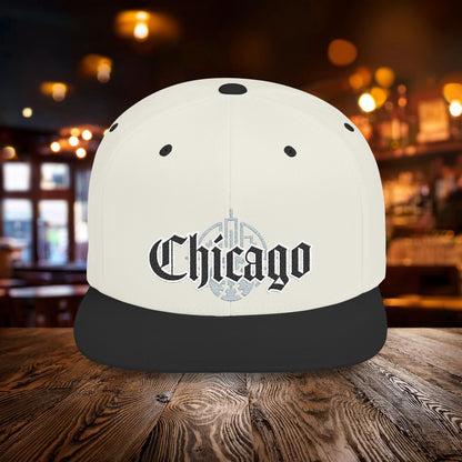 Chicago Baseball Logo Flat Bill Snapback