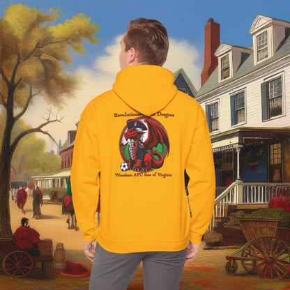 Revolutionary Red Dragons Front & Back Logo Hoodie