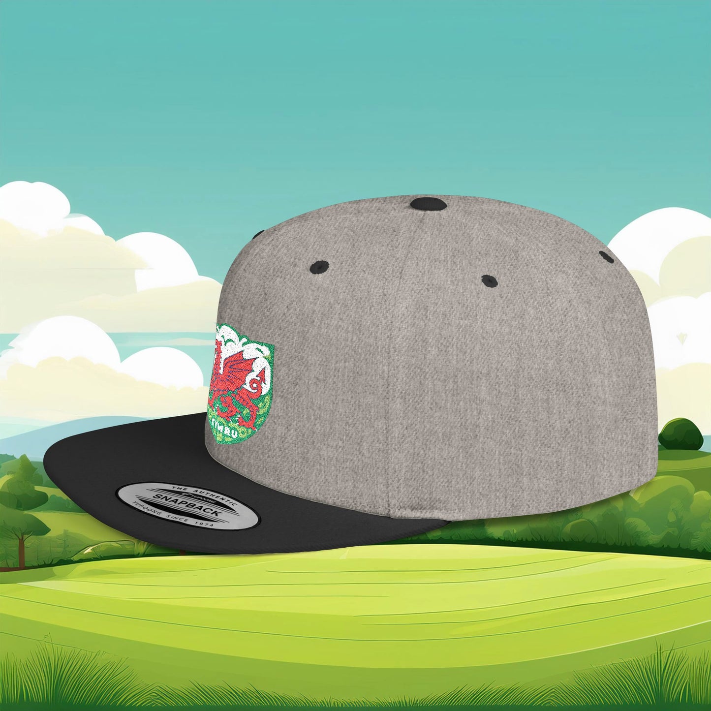 The Cymru Flat Bill Snapback