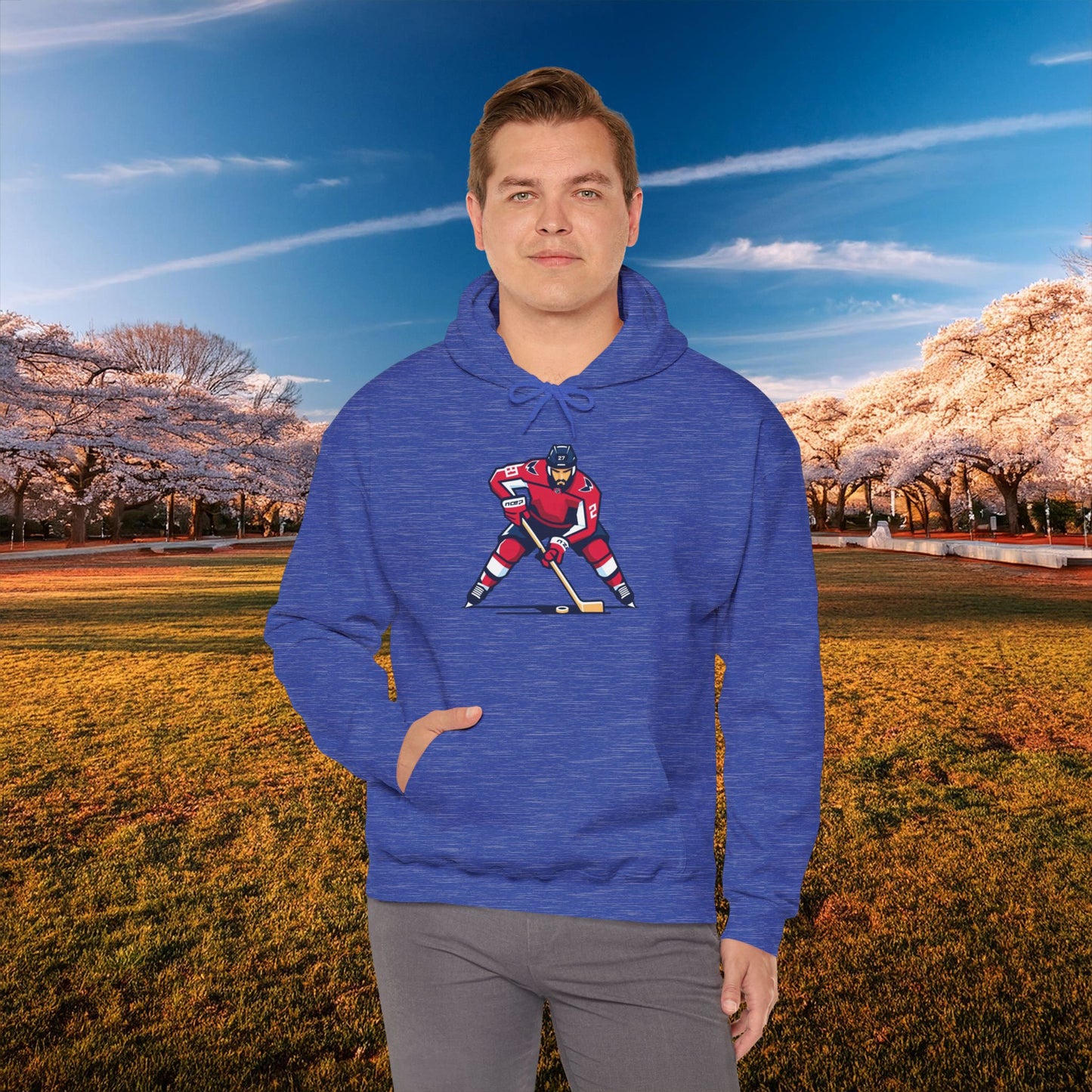 Washington Hockey Player Hoodie
