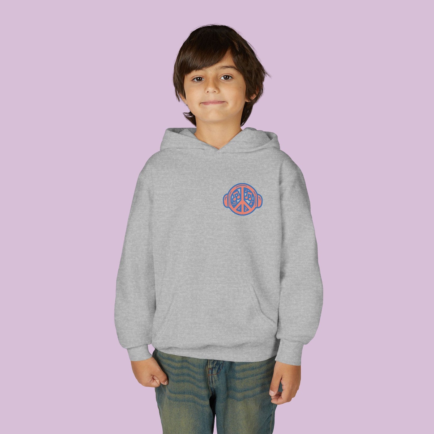 "Beats Not Bombs" Peace Youth Hoodie