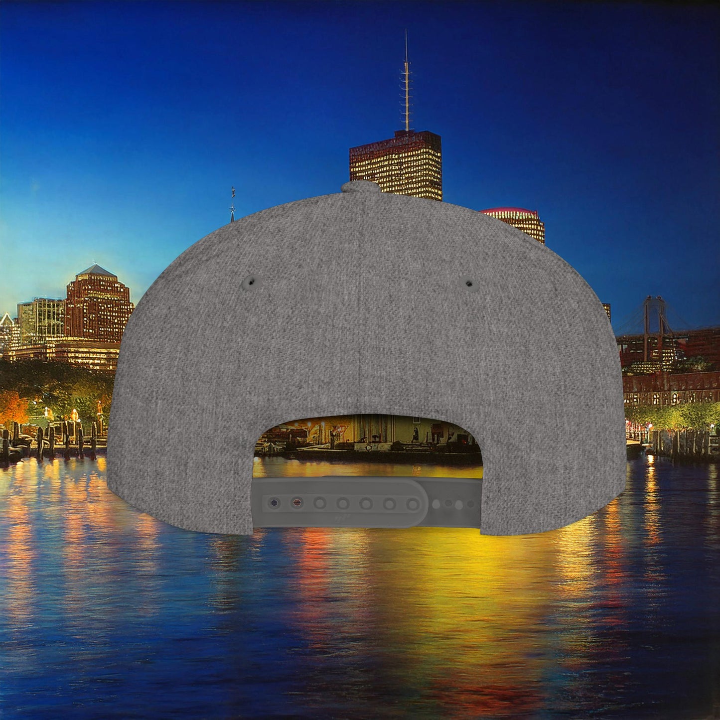 Boston Cable Knit Irish Sock Flat Bill Snapback