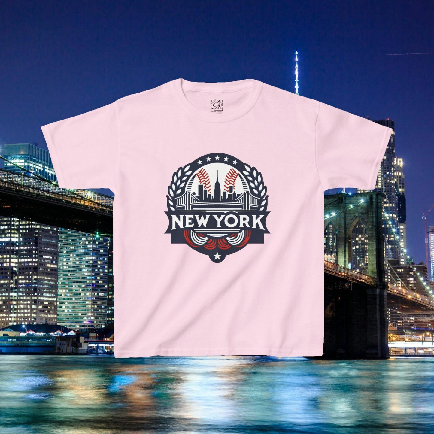 New York Bronx Baseball Kids Tee