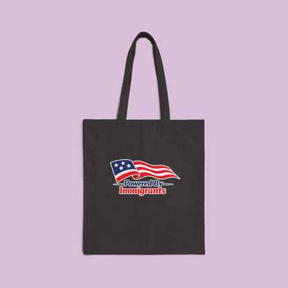 Powered By Immigrants Canvas Tote Bag
