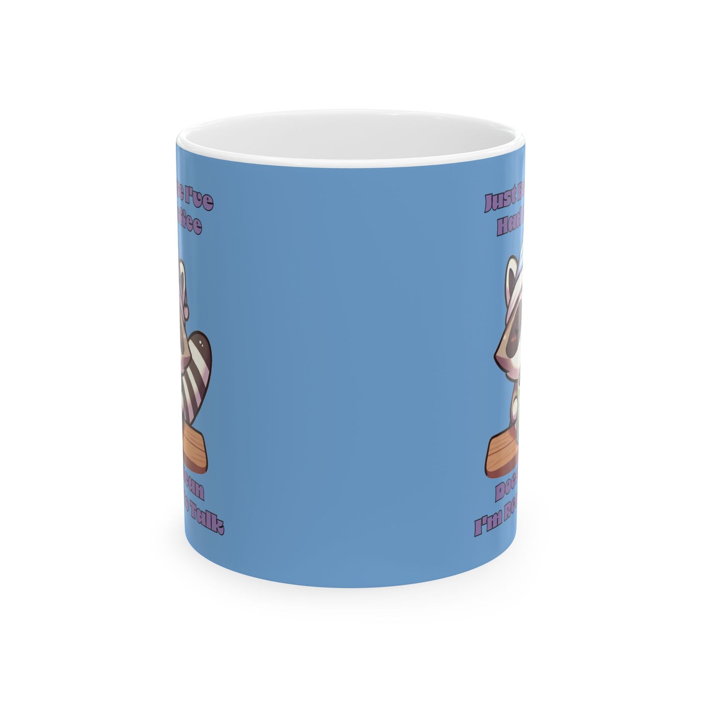 Raccoon Coffee Ceramic Mug (11oz/15oz)