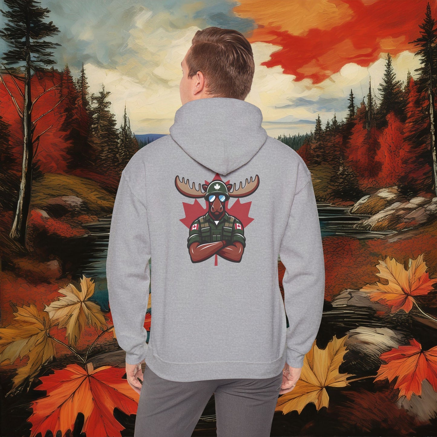 Canadian Moose "Antlers Up" Hoodie