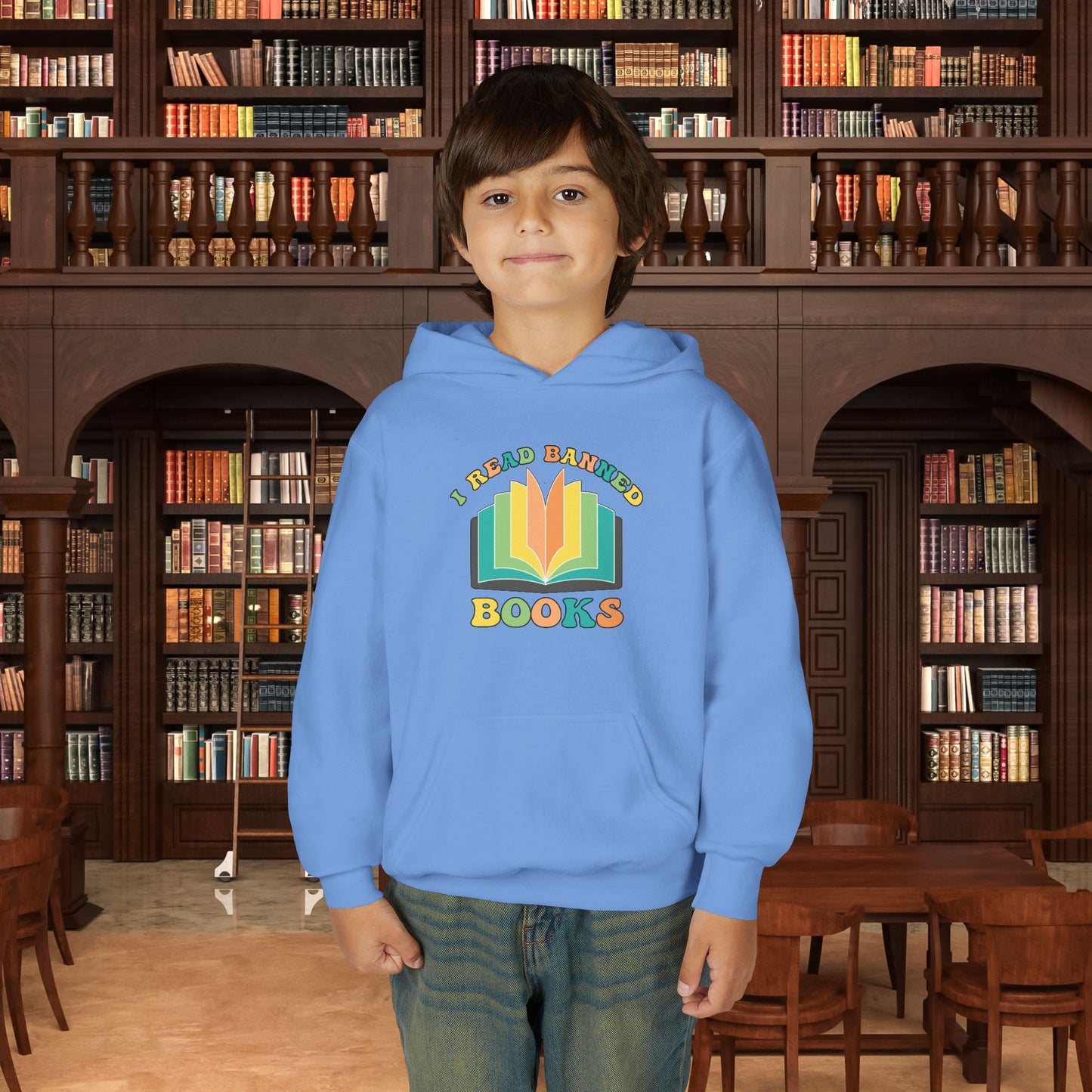I Read Banned Books Youth Hoodie