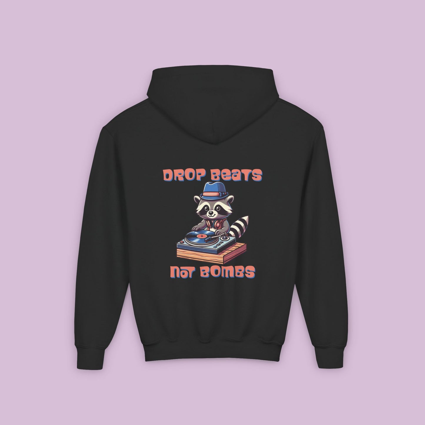 "Beats Not Bombs" Peace Youth Hoodie