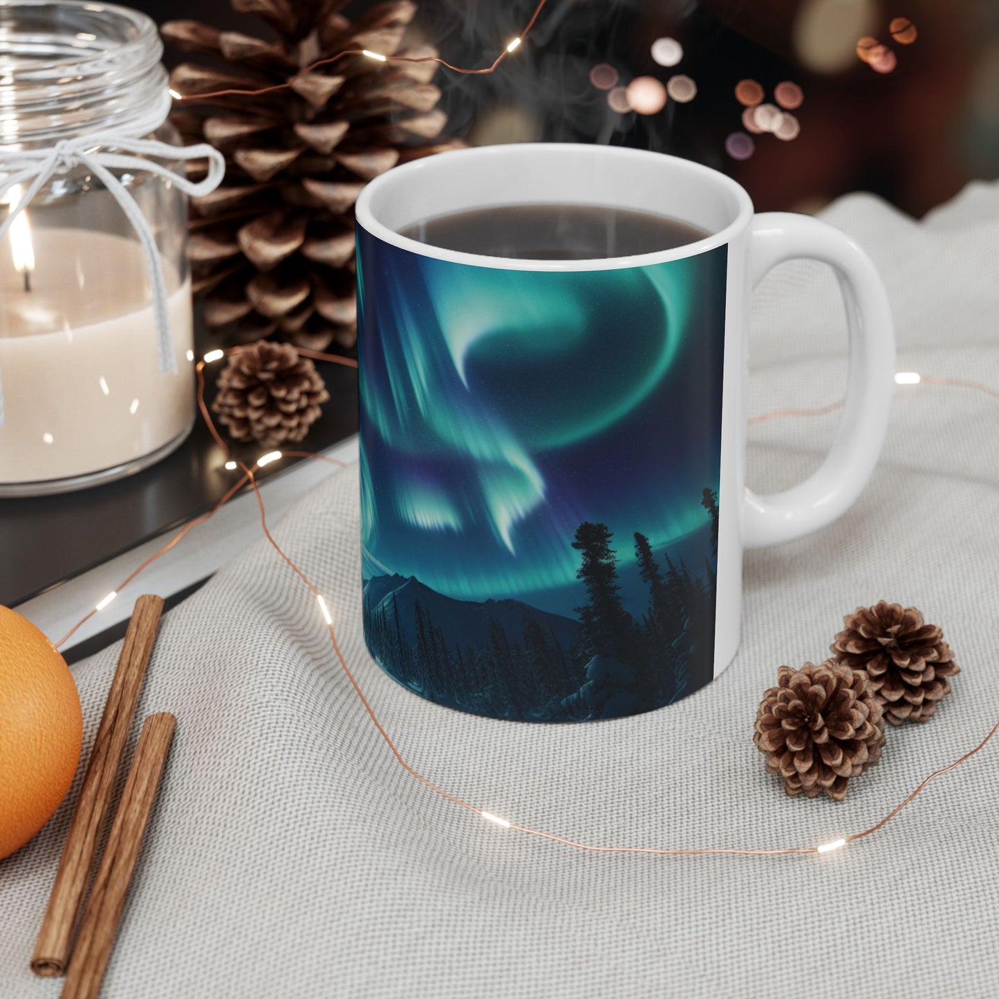 Northern Lights Ceramic Mugs (11oz\15oz)