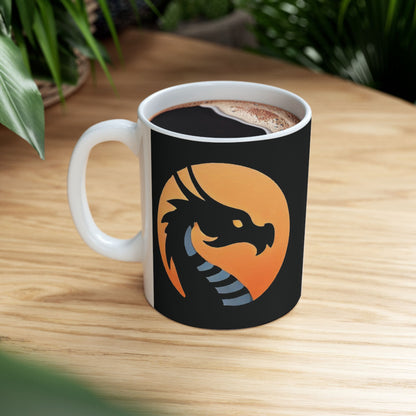 Sunset Dragon Ceramic Mugs (11oz\15oz)
