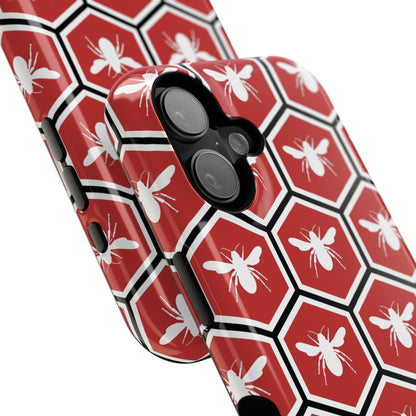 Honeycomb Bee Impact-Resistant Phone Case