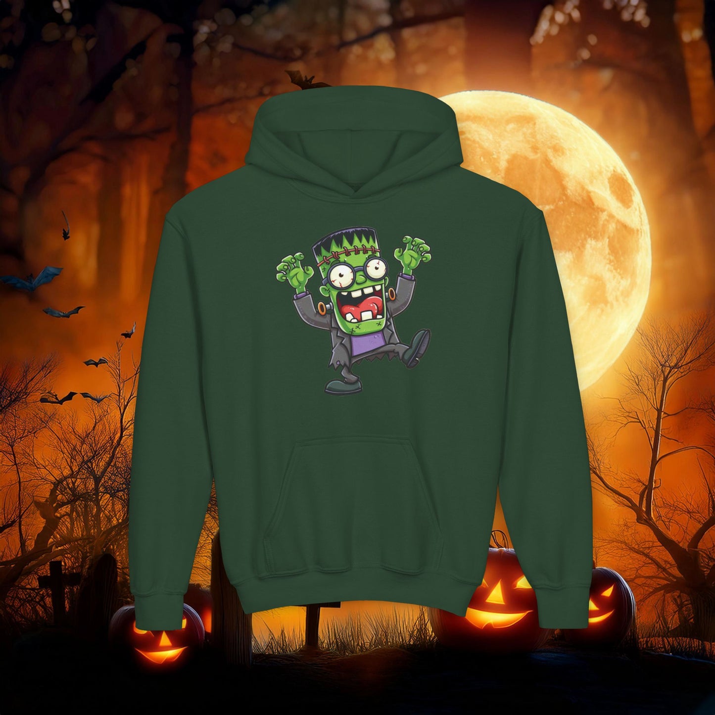 Frankenstein's Monster Youth Hoodie