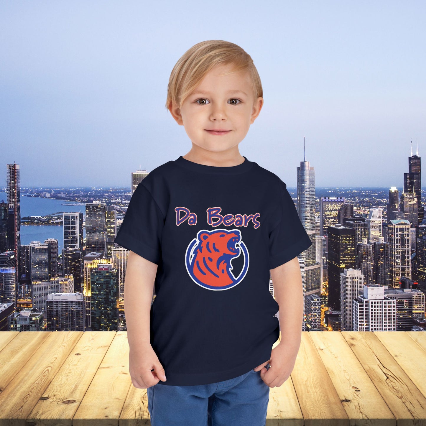 Da Bears Logo Toddler Tee